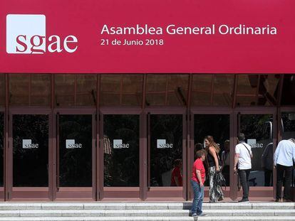 Asamblea general de la SGAE del pasado 21 de junio.