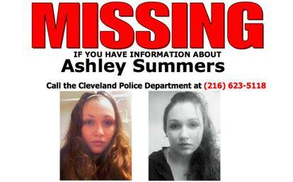 Cartel elaborado por Project Jason para ayudar a la búsqueda de Ashley Summers.