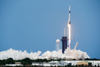 Lanzamiento de una nave de SpaceX con astronautas de la NASA, desde Cabo Cañaveral (Florida), el pasado 30 de mayo.