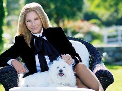 La foto de Barbra Streisand con la que estren&oacute; su cuenta de Instagram. 