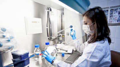 Biosafety cabin in lab