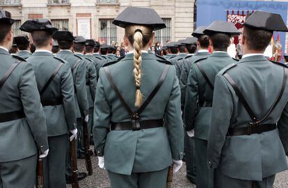 Parada militar de la Guardia Civil en honor a los h&eacute;roes del 2 de Mayo en Madrid.