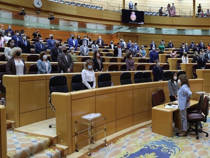 Inicio de la sesión de control celebrada el pasado martes en el Senado.