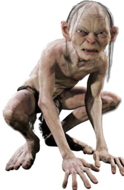 Gollum, personaje al que dio voz y gestos Andy Serkis para 'El señor de los anillos'.