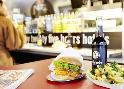 Una de las hamburguesas de Burger de Ville, en Berlín.