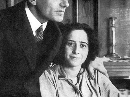 Günter Stern y Hannah Arendt, hacia 1929, cuando aún eran matrimonio.