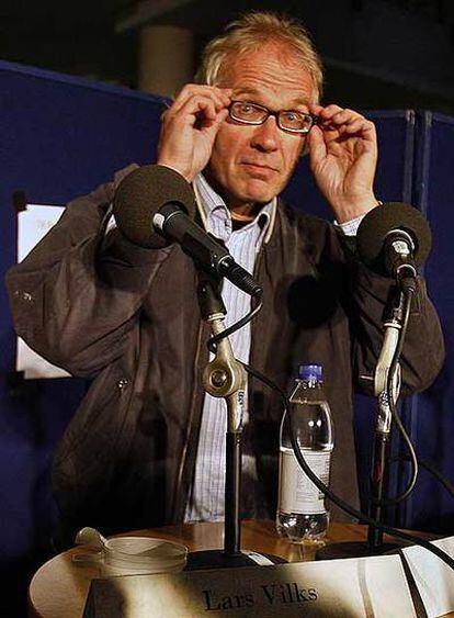 Lars Vilks durante un debate en Estocolmo el pasado septiembre.