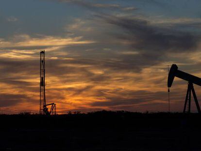 Campo petrolero en Texas