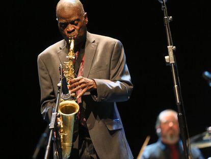 Maceo Parker, en la actuaci&oacute;n del Auditori.