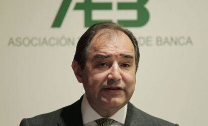 El secretario general de la Asociación Española de Banca, Pedro Villasante