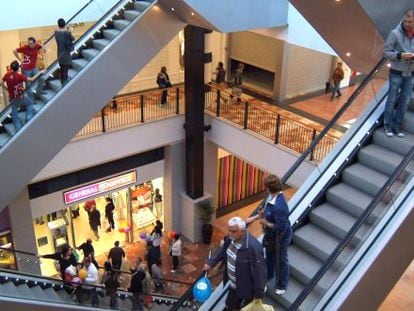 Centro comercial en A Coruña.