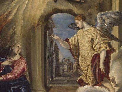 &#039;La anunciaci&oacute;n&#039; de el Greco.