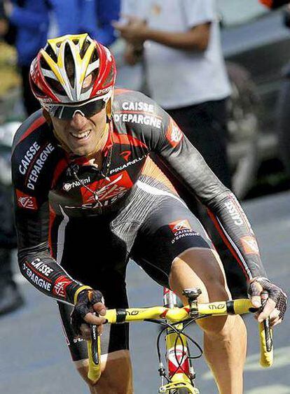 Alejandro Valverde, en la Vuelta.