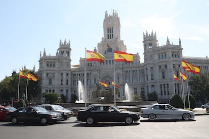 Marcha reivindicativa motorizada en Madrid a principios de mes, para reclamar la protección de los derechos y libertades fundamentales de los propietarios de estos vehículos.