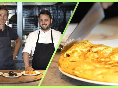 La tortilla de patata es una de las recetas más representativas de Nino Redruello, junto al famoso escalope Armando.