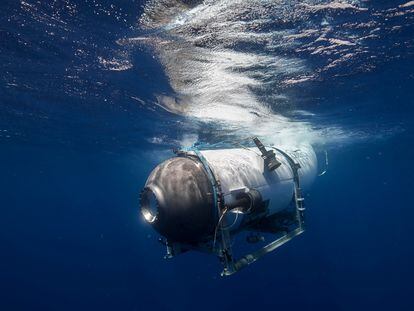 Sumergible modelo 'Titan' de OceanGate, en una imagen de la compañía.