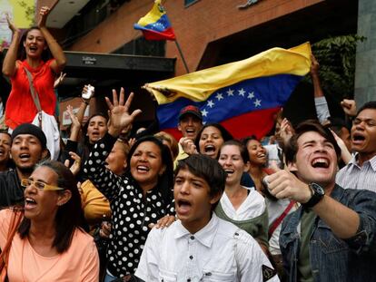 Las calles de Caracas esta semana.