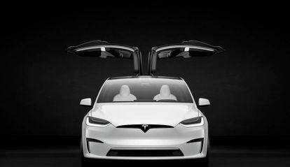 Diseño del Tesla Model X Plaid