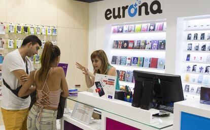 La primera tienda de Eurona, abierta en Castelldefels (Barcelona).