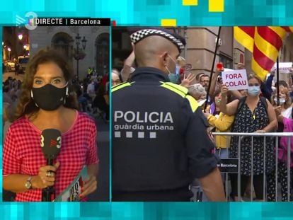 Uno de los instantes del programa 'Tot es mou' del jueves.