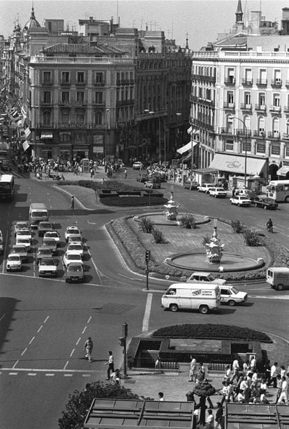 La Puerta del Sol, en 1984.