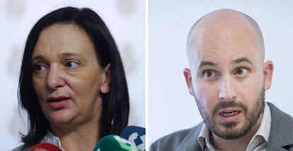 Carolina Bescansa y Nacho Álvarez, integrantes de Podemos.