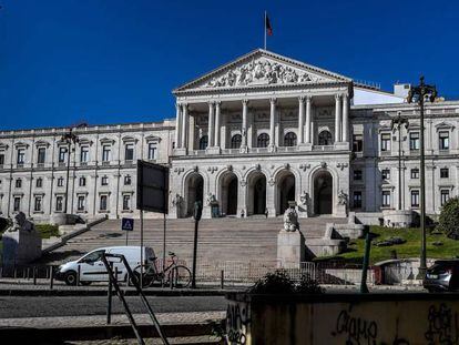 El Parlamento de Portugal en Lisboa.
