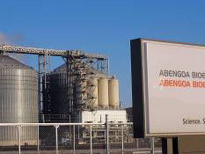 Una refinería de etanol de Abengoa en el estado de Illinois (Estados Unidos).