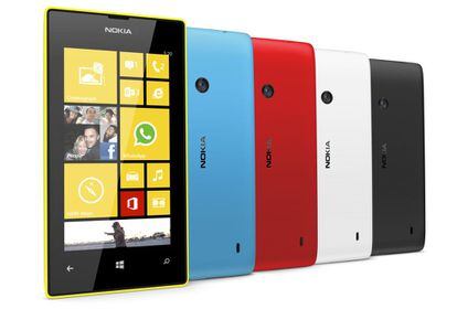 Lumia 520, la estrella con Windows Phone, es el modelo que más vende con el sistema operativo de Microsoft. Salió al mercado esta primavera.
