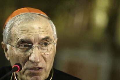 El cardenal Antonio Rouco Varela, en el Oratorio de San Felipe Neri en Cádiz