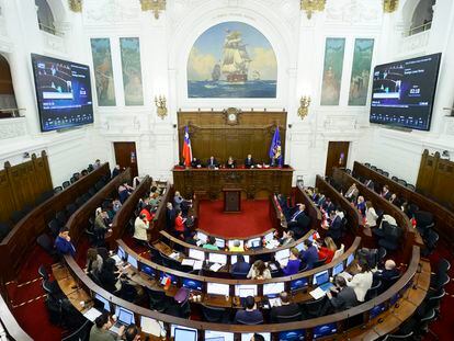 El pleno del Consejo Constitucional durante una sesión, el pasado 23 de octubre, en Santiago (Chile).