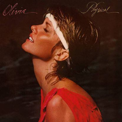 La portada del álbum 'Physical', que incluía la famosa canción con la que la artista ganaría el premio GRAMMY de video del año, categoría hoy extinta.
