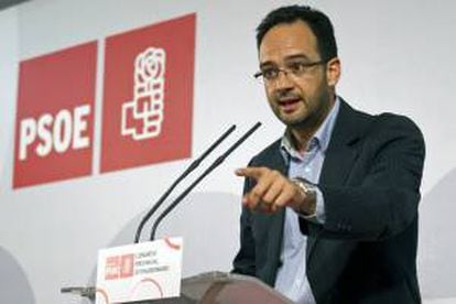 El diputado del PSOE Antonio Hernando. EFE/Archivo