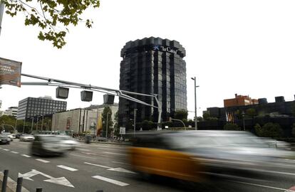 Edificio barcelonés de Caixabank, que desplazó su sede social a Palma de Mallorca.