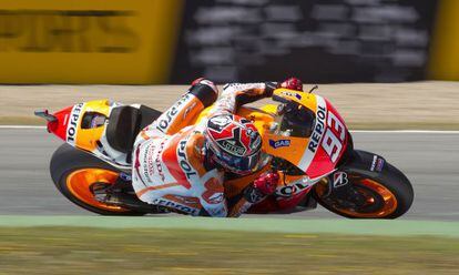 Mac Márquez durante los entrenamientos