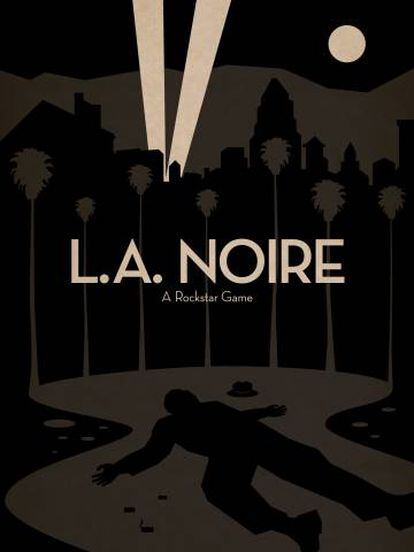 Póster del videojuego de Rockstar Games 'L.A. Noire'.