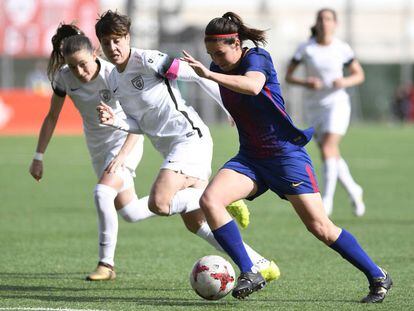 El Barcelona logró remontar el partido en Madrid. 
 