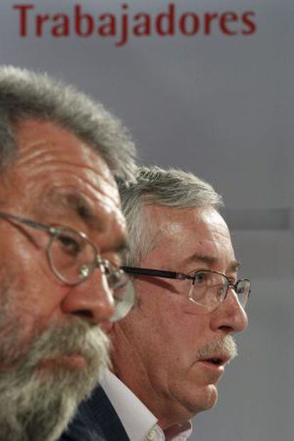 C&aacute;ndido M&eacute;ndez y Ignacio Fern&aacute;ndez Toxo.