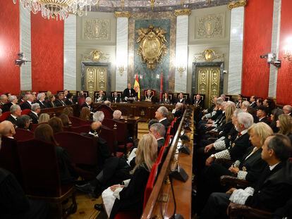 Acto de apertura del Año Judicial 2023-2024, el la sede del Tribunal Supremo en Madrid, el pasado 7 de septiembre.