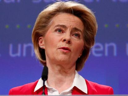 La presidenta de la Comisión Europea, Ursula von der Leyen.