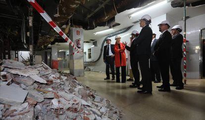 Cristina Cifuentes visita las reformas en el Ramón y Cajal de Madrid.