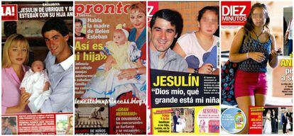 Algunas de las portadas de revista protagonizadas por Andrea Janeiro.