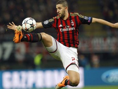 Adel Taarabt durante el partido de ida de octavos ante el Atlético.