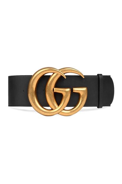 2019: el cinturón con doble G en la hebilla de Gucci.