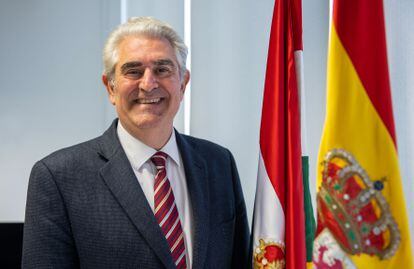 El presidente del TSJ de La Rioja, Javier Marca. 
