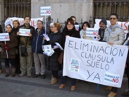 Concentraci&oacute;n de la plataforma de afectados por las cl&aacute;usulas suelo