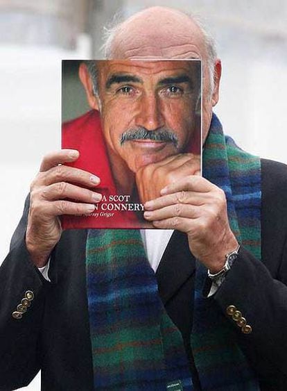 Sean Connery, ayer durante la presentación de sus memorias en el Festival de Edimburgo.