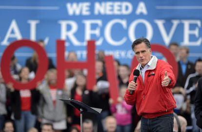 Romney, en el mitin en Dayton, Ohio, el 25 de septiembre.