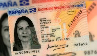Documento Nacional de Identidad de España.