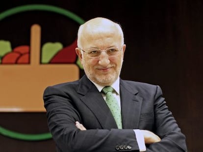 El presidente de Mercadona, Juan Roig, en marzo de 2013. 